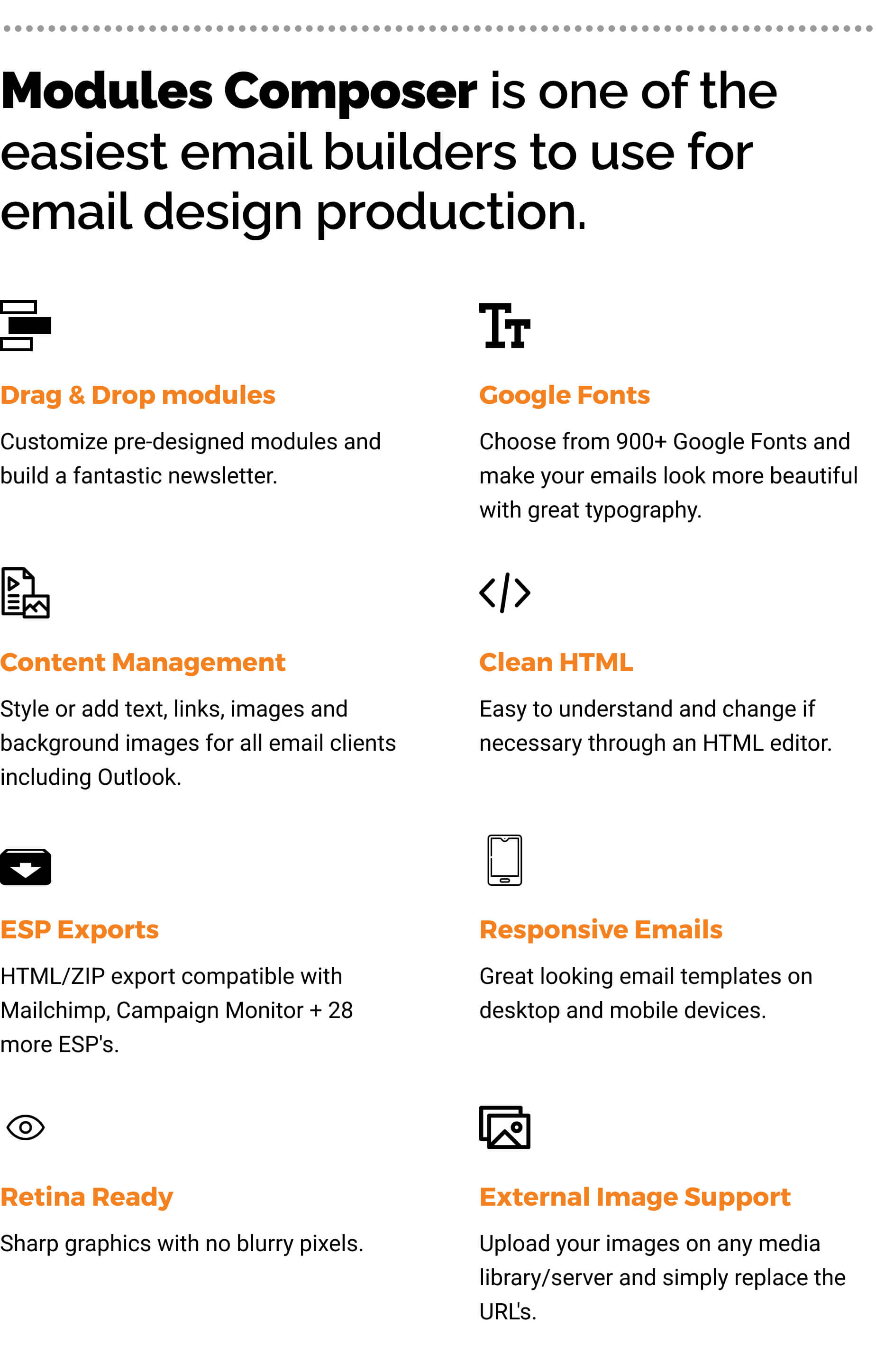 Milia - Responsive Email Set for Agencies, Startups & Creative Teams with Online Builder